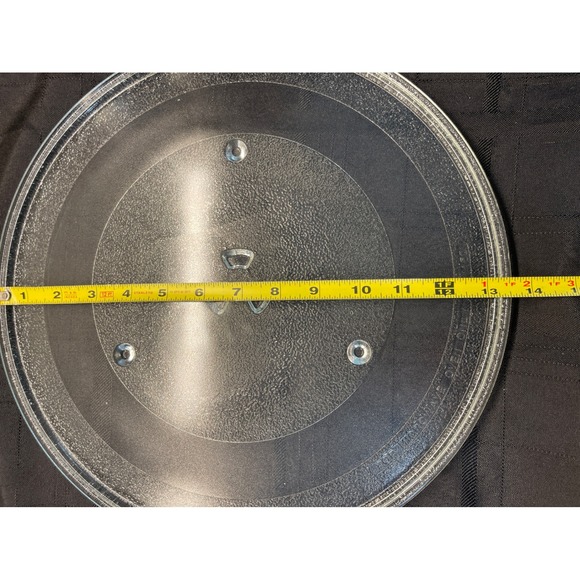 Microwave Glass Plate‎ Replacement Round Tray 13.5 Y150 - Picture 1 of 3